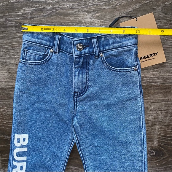 NWT Burberry Toddler Uni-Sex Japanese Denim Jeans - Picture 11 of 11